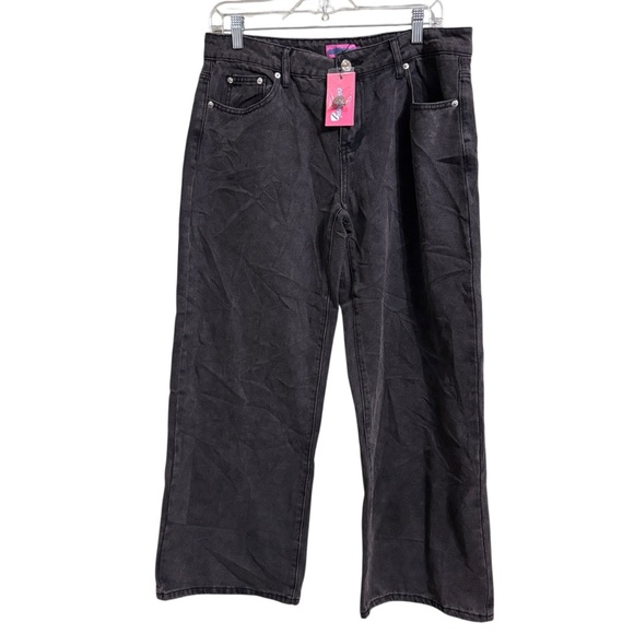 EDIKTED SZ LG / 30 Raelynn Washed Low Rise Jeans - Picture 5 of 10